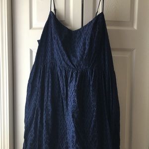 Blue eyelet sundress